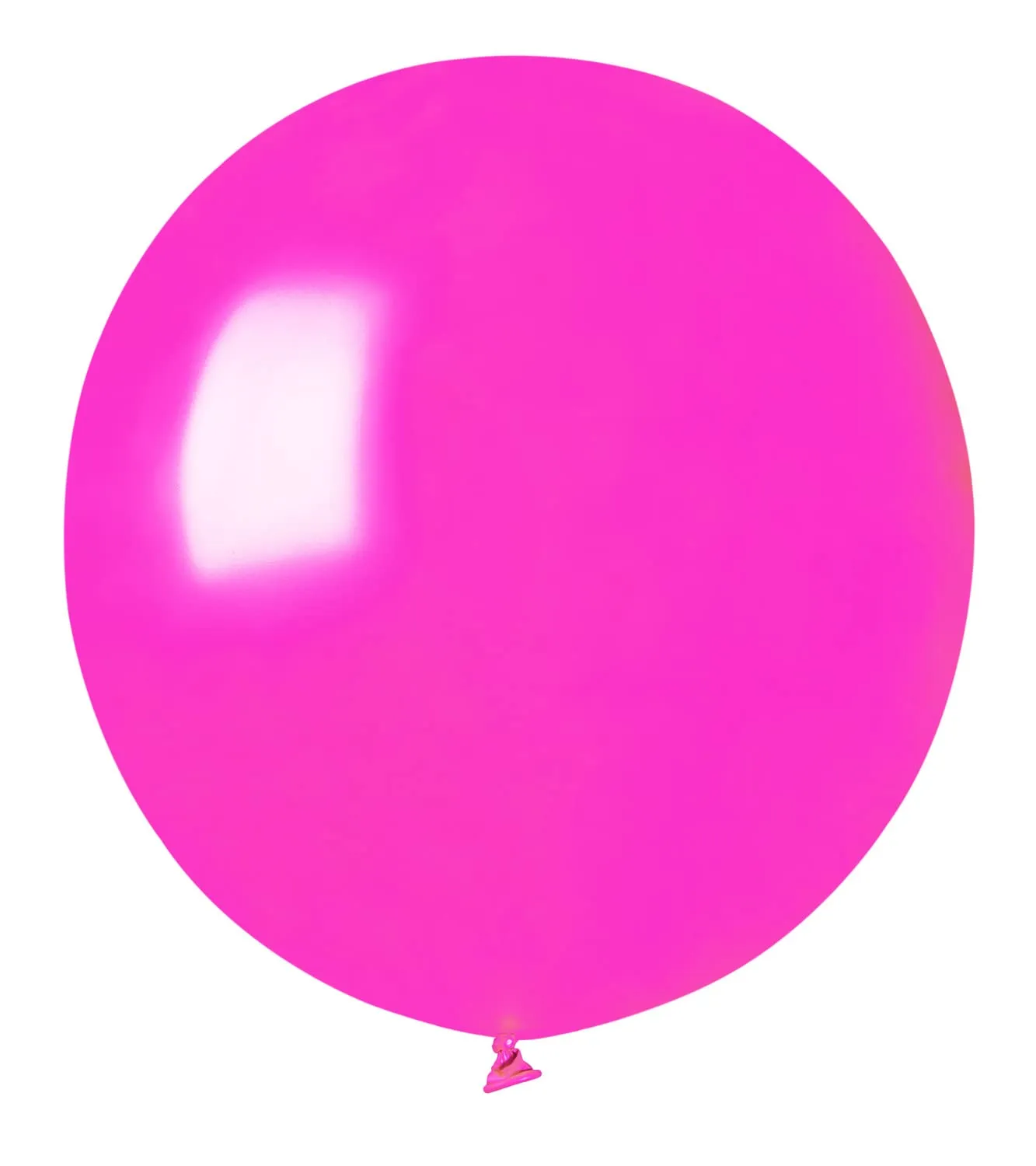 Ciao Busta 25 palloncini perlati in lattice naturale G150 (Ø 48cm / 19"), rosa fucsia perlato - immagine 1