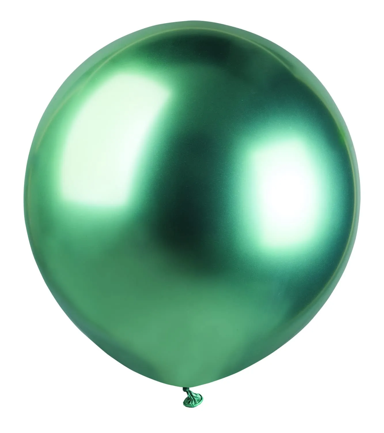 Ciao 25 Palloncini Metallizzati in Lattice Naturale G150 (Ø 48cm / 19"), Verde Metallizzato - immagine 1