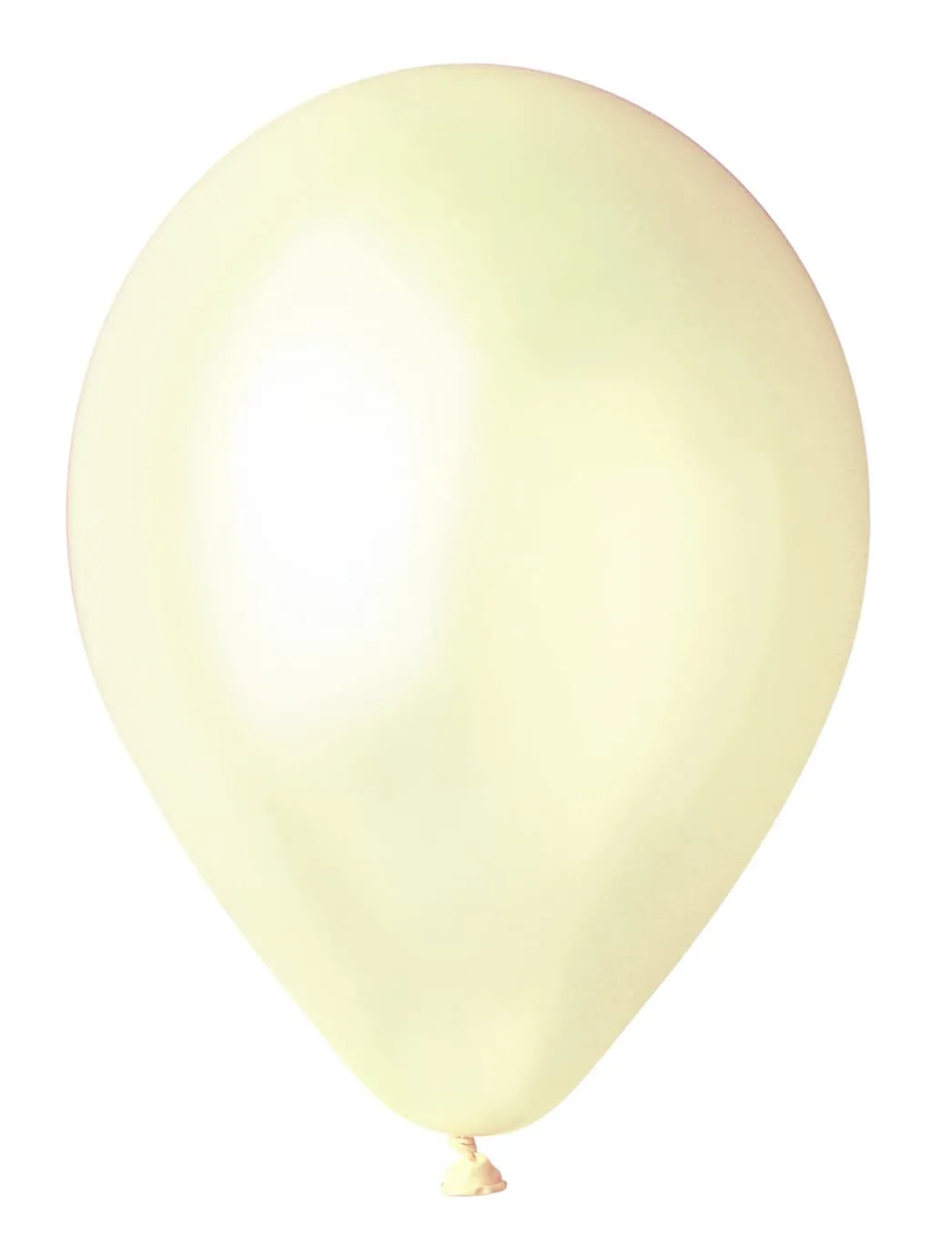 Ciao 100 Palloncini Perlati in Lattice Naturale G120 (Ø 33cm / 13"), Bianco Avorio Perlato - immagine 1