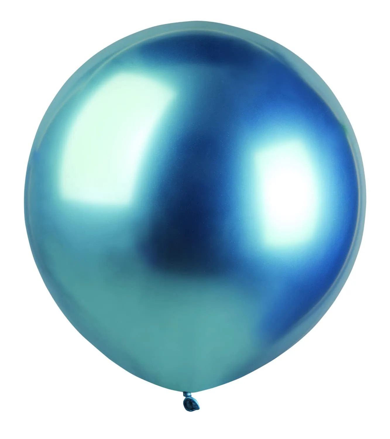 Ciao Palloncini Metallizzati in Lattice Naturale G150 (Ø 48cm / 19"), Blu Metallizzato, 25 Pezzi - immagine 1