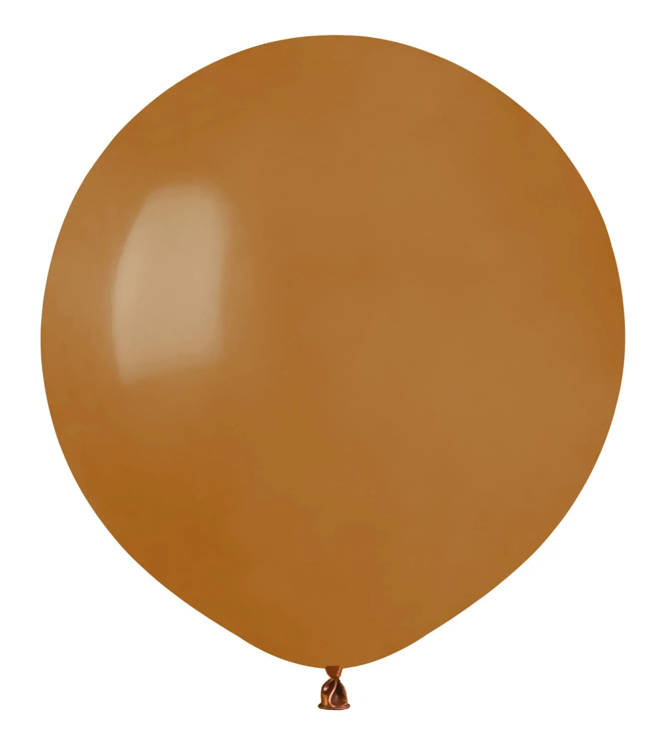 Ciao Palloncini in lattice naturale G150 (Ø 48cm / 19"), marrone moka, 25 pezzi - immagine 1