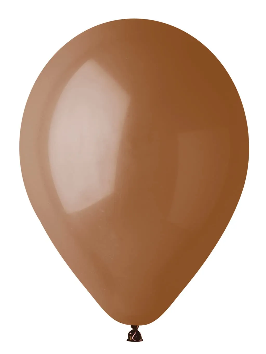 Ciao 100 palloncini in lattice naturale G120 (Ø 33cm / 13"), marrone moka - immagine 1
