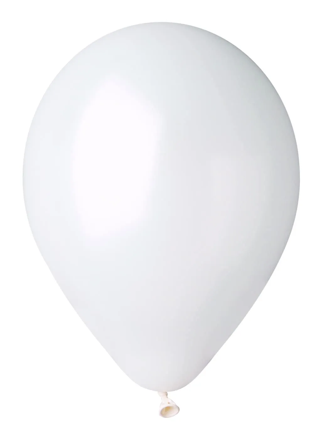 Ciao 100 palloncini perlati in lattice naturale G120 (Ø 33cm / 13"), bianco perlato - immagine 1