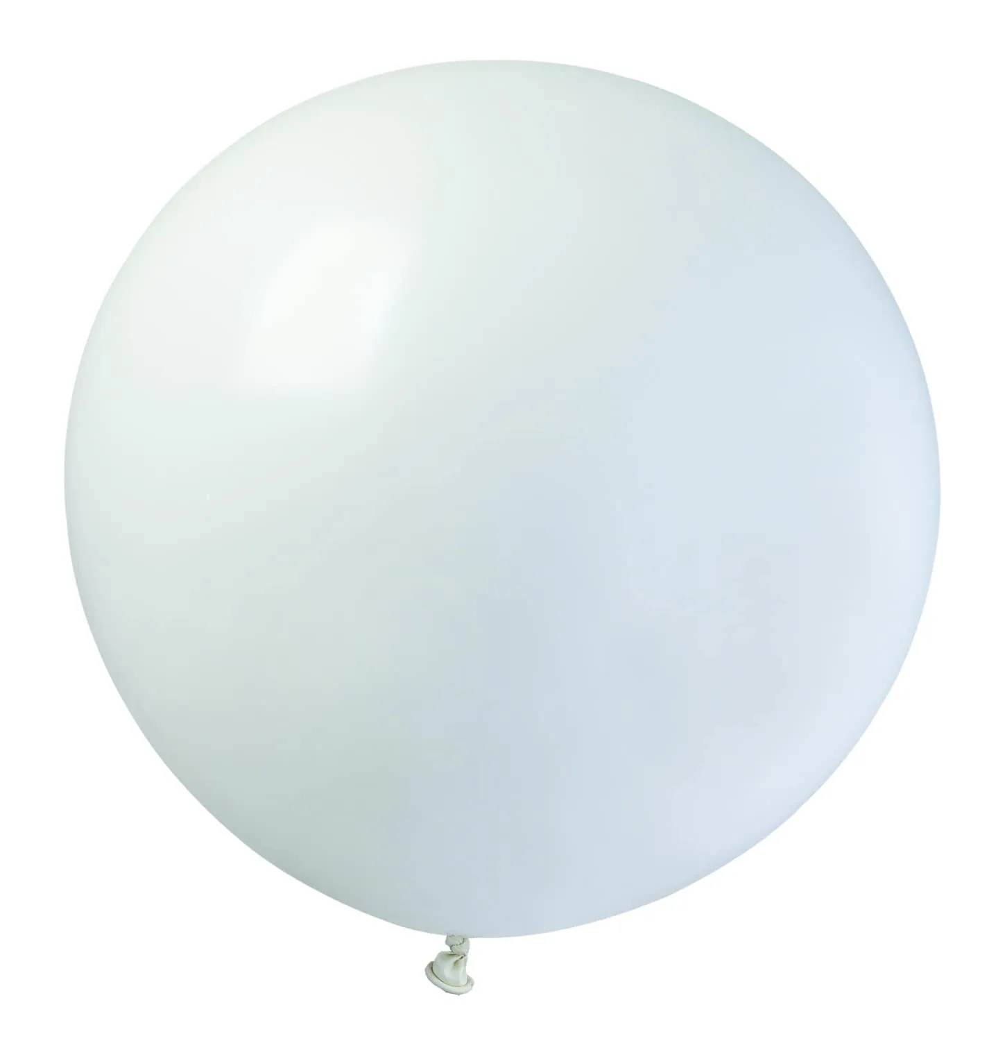 Ciao Palloncini in Lattice Naturale G40 100cm, Bianco, 10 Pezzi - immagine 1