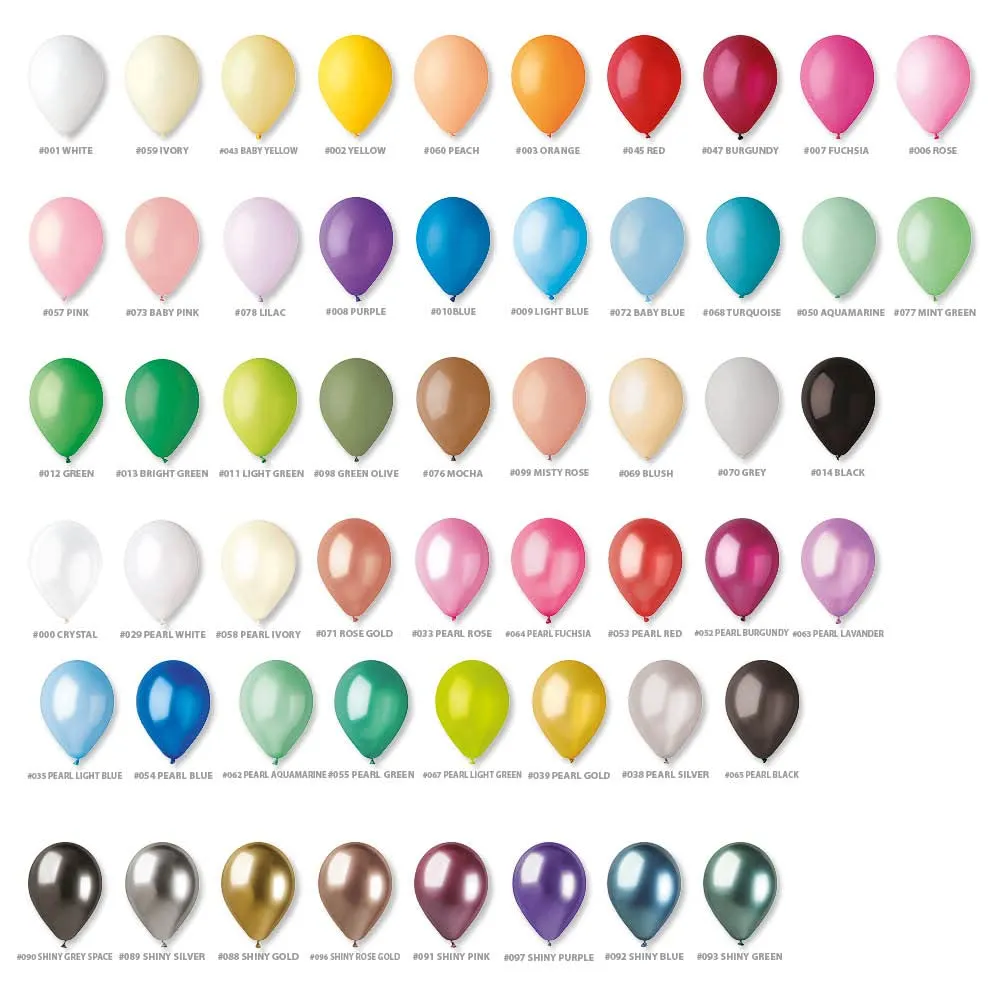 Ciao 100 Palloncini in Lattice Naturale A50 (Ø 13cm / 5"), Rosa - immagine 4