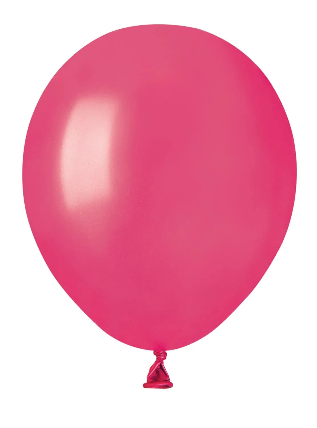 Ciao Busta 100 palloncini perlati in lattice naturale A50 (Ø 13cm / 5"), rosa fucsia perlato - immagine 1