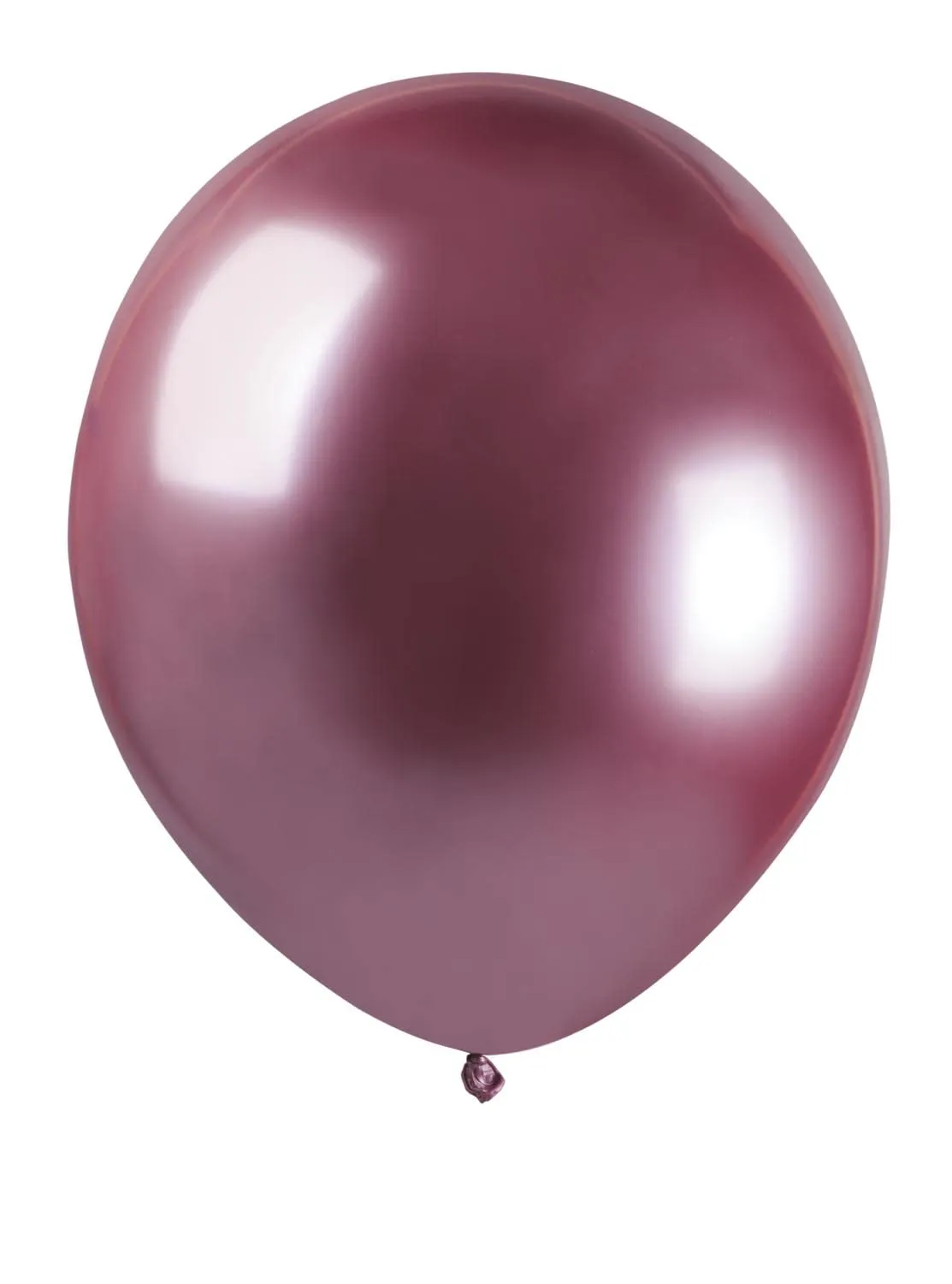 Ciao Busta 100 palloncini metallizzati in lattice naturale A50 (Ø 13cm / 5"), rosa metallizzato - immagine 1