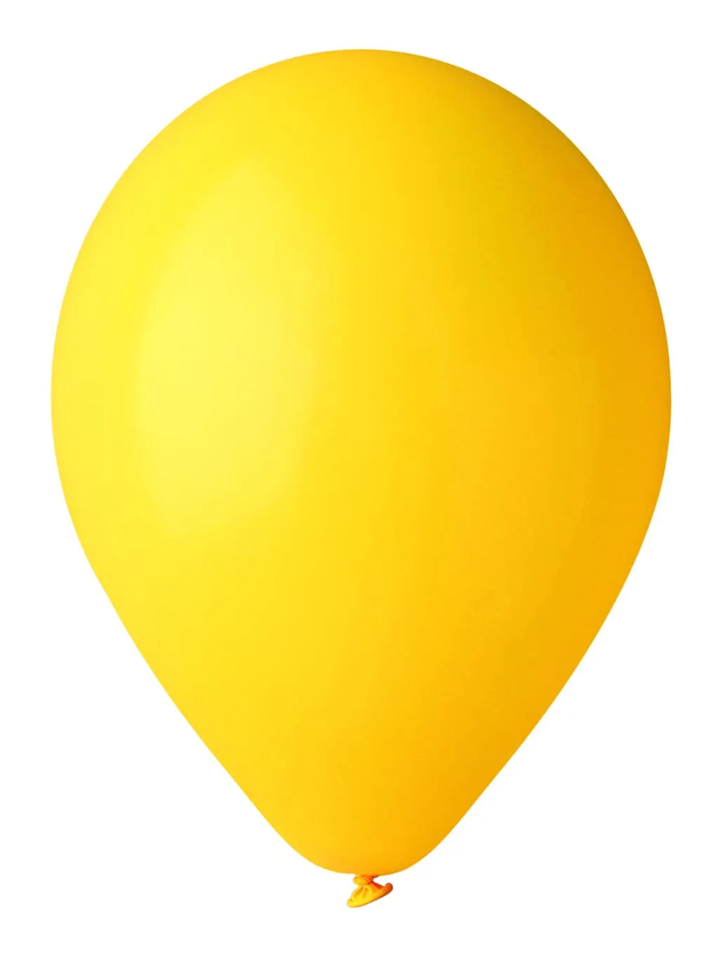 Ciao Palloncini in Lattice Naturale G120 (33cm), Giallo, 100 Pezzi - immagine 1