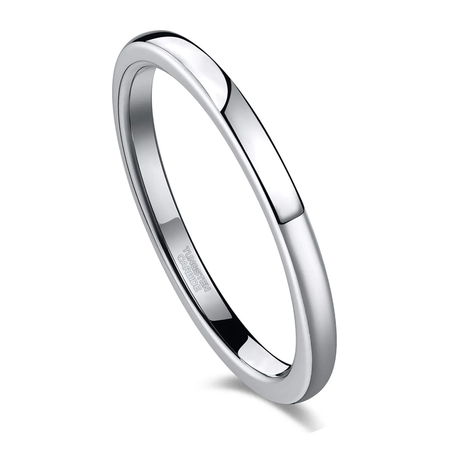 Zakk Anelli in Tungsteno per Donna e Uomo, 2mm (48) - immagine 2