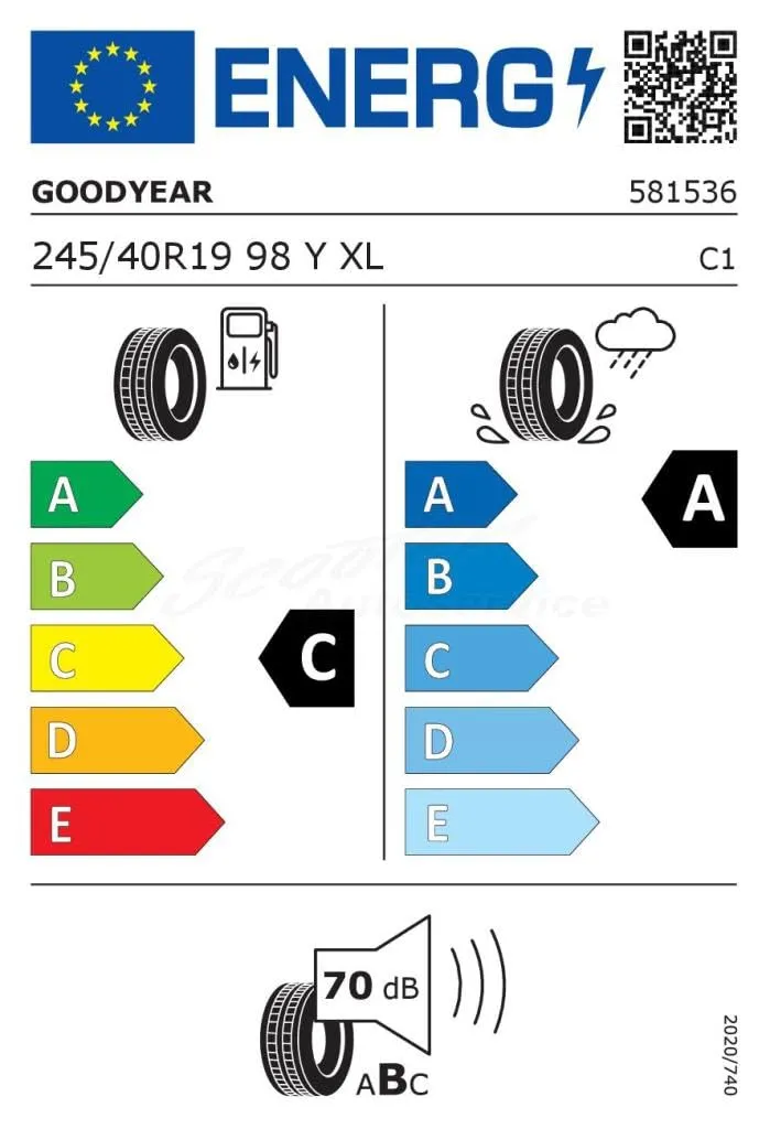Goodyear Eagle F1 Asymmetric 6 245/40 R19 98Y XL - immagine 2