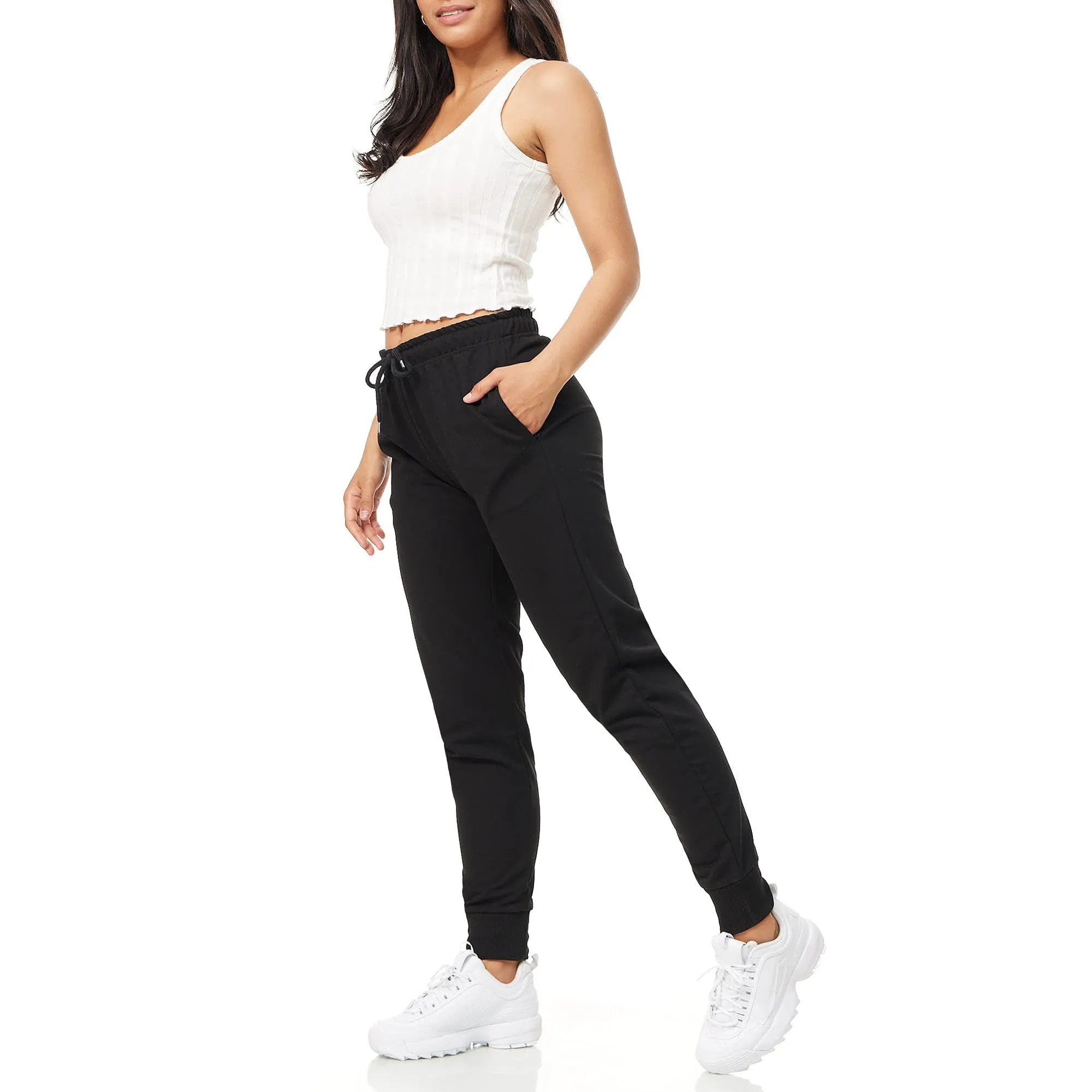 ROSS CAMP Pantaloni Jogging Donna in Cotone - immagine 2