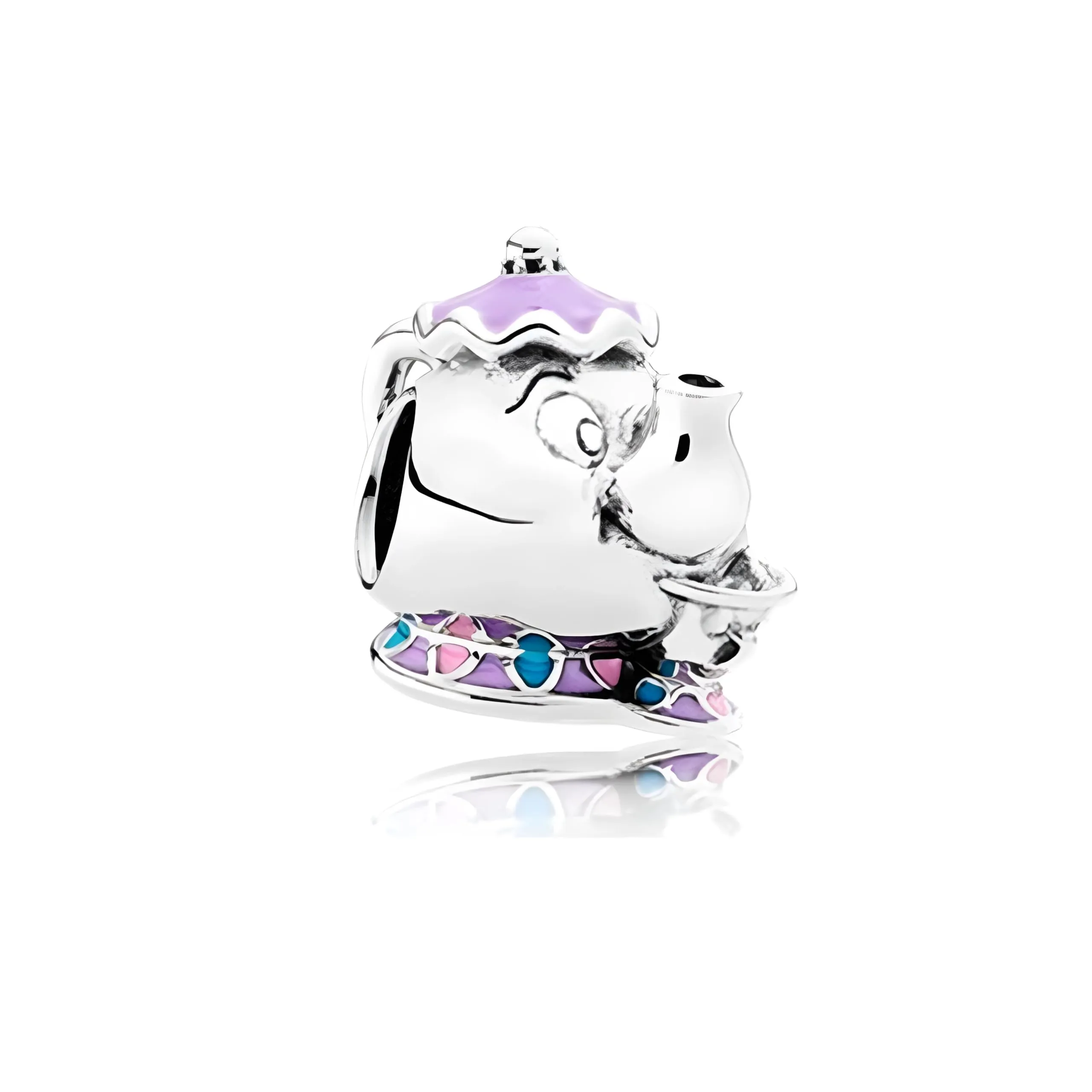 JCaleydo Charm in Argento Sterling 925 con Zirconie Sintetiche, Compatibile con Pandora - immagine 1