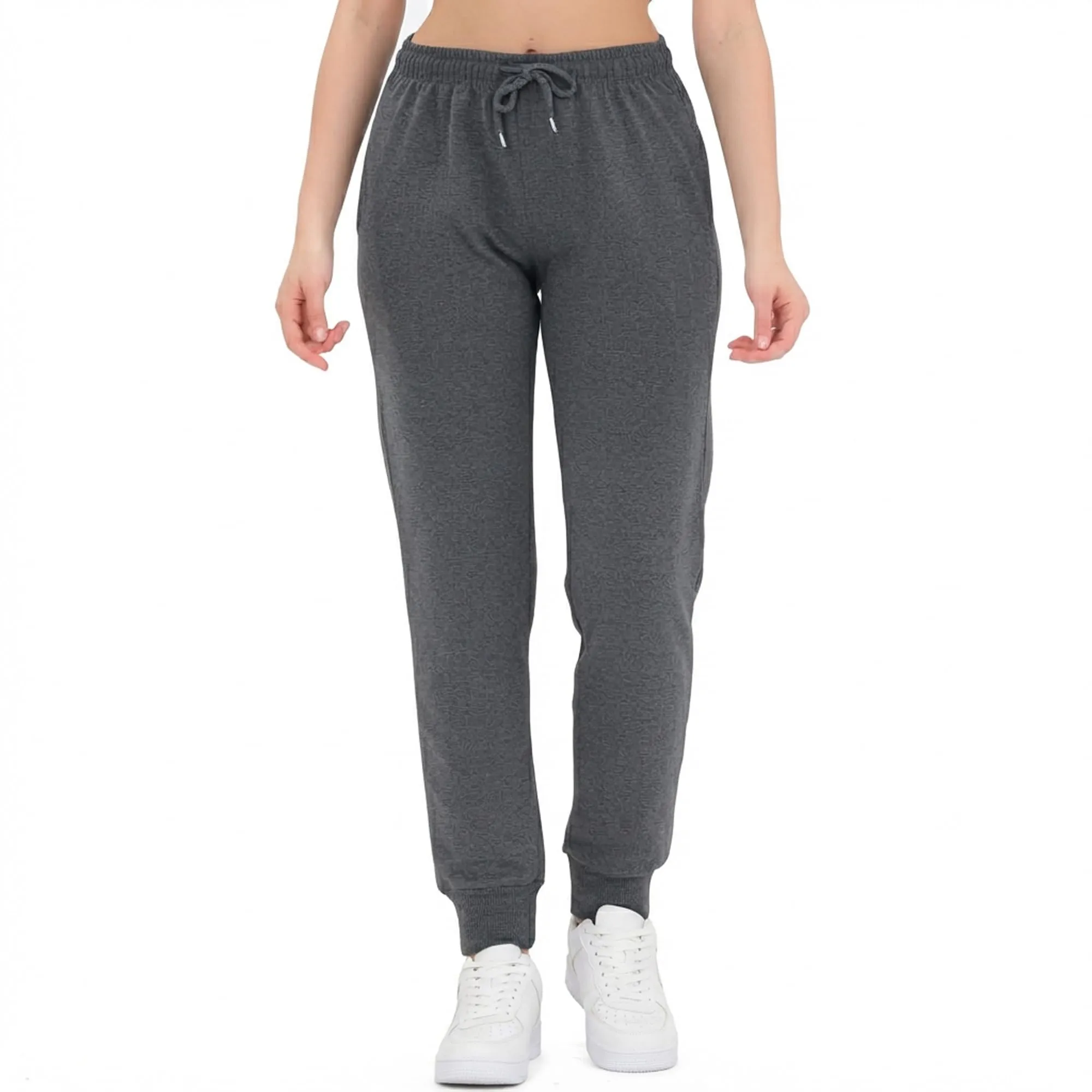 Ross Camp Pantaloni Sportivi Donna in Cotone, Antracite, XXL - immagine 1