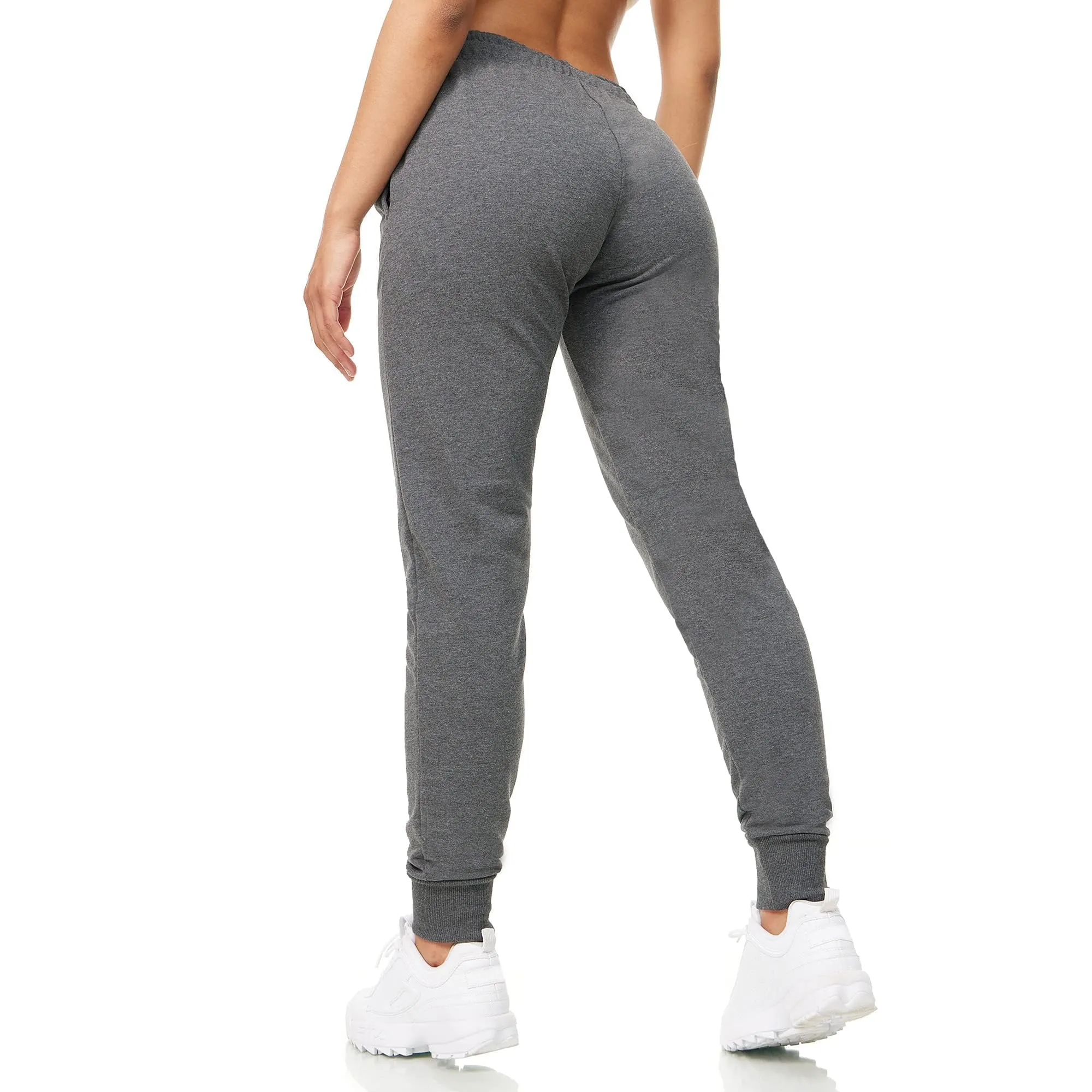ROSS CAMP Jogging Donna in Cotone Pantaloni Sportivi Lunghi - immagine 4