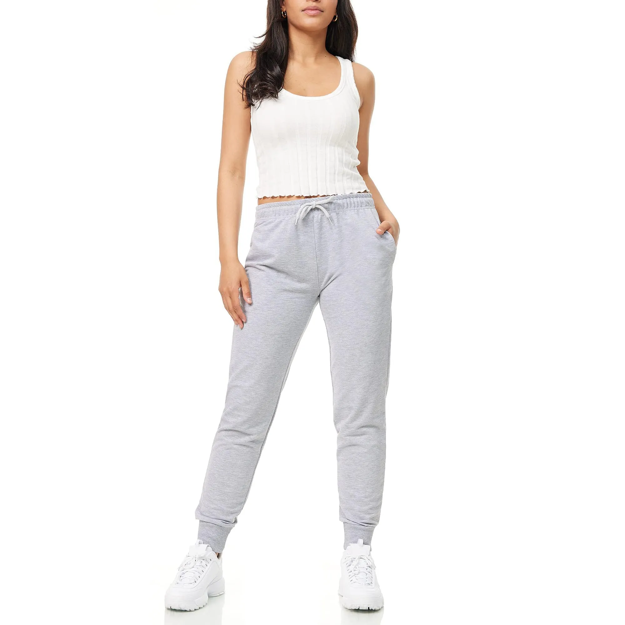 Ross Camp Jogging Donna in Cotone Pantaloni Sportivi Lunghi - immagine 2