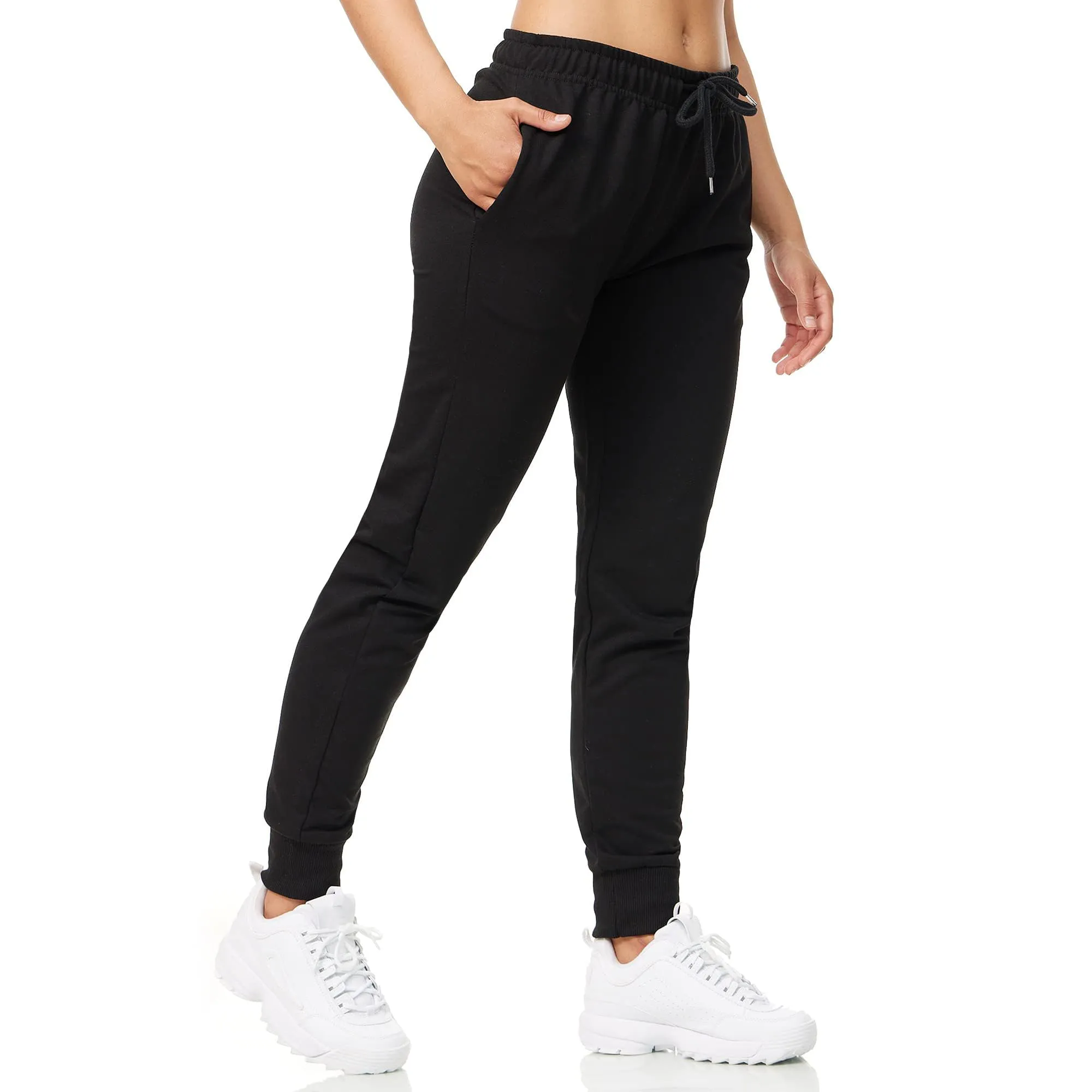 Ross Camp Pantaloni Sportivi Jogging Donna in Cotone - immagine 3
