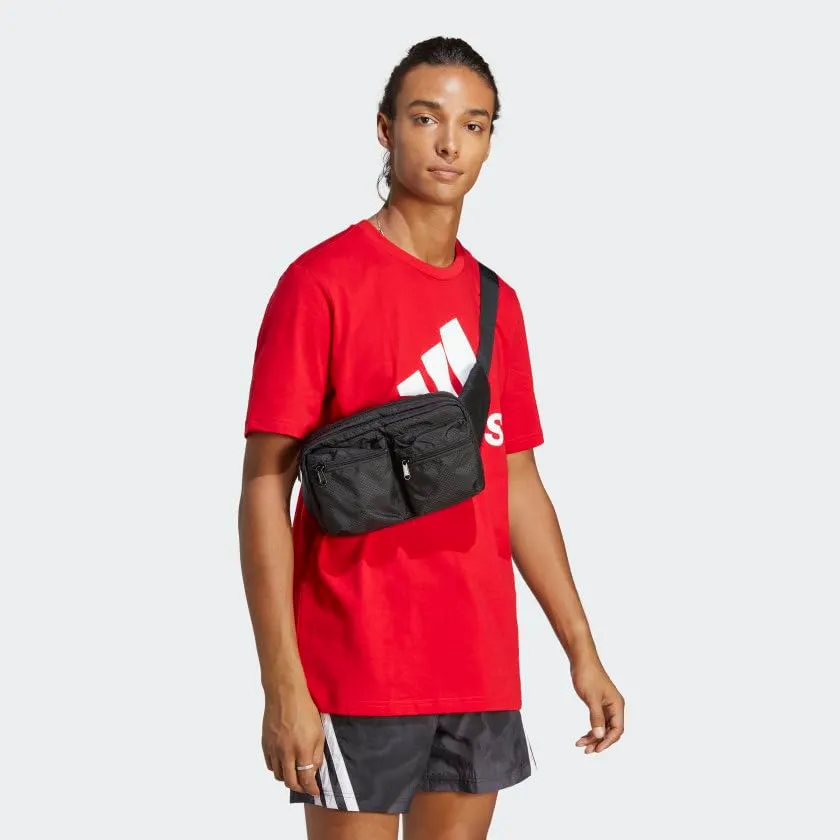 adidas Men's Essentials Single Jersey Big Logo T-Shirt, Better Scarlet, XL - immagine 4