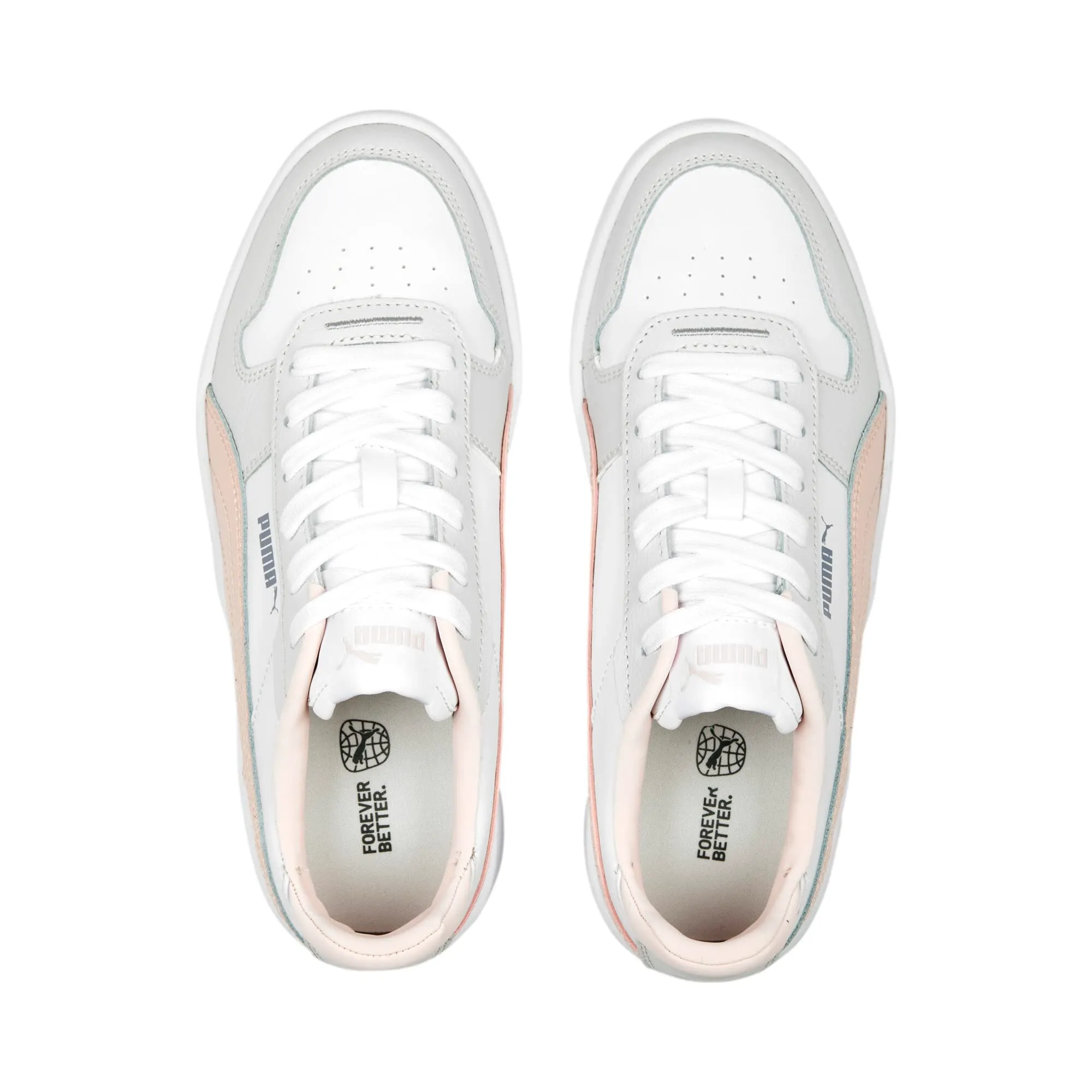 PUMA Women Carina Street Sneakers, Puma White Rose Dust Feather Gray, 41 EU - immagine 6