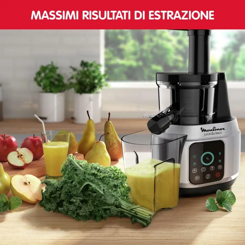 Moulinex ZU420E10 Estrattore di Succo a Freddo, Argento - immagine 2