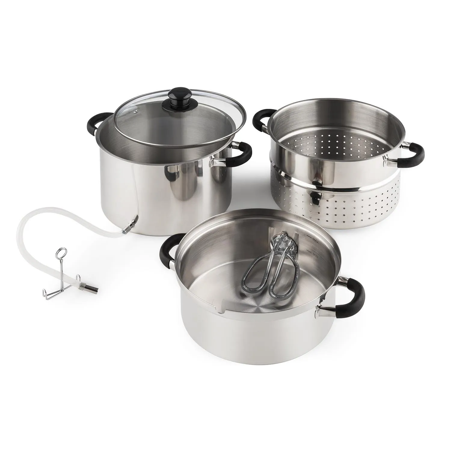 Klarstein Applebee Estrattore di Succo a Vapore Elettrico, 1500 Watt, 8 Litri, Acciaio - immagine 3
