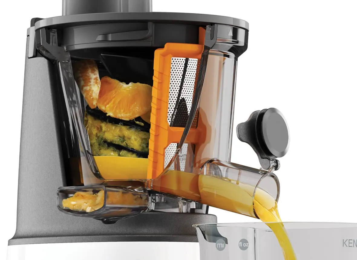 Kenwood JMP601SI PureJuice Estrattore di Succo a Freddo, 150 W, 1.3 Litri, Argento - immagine 4