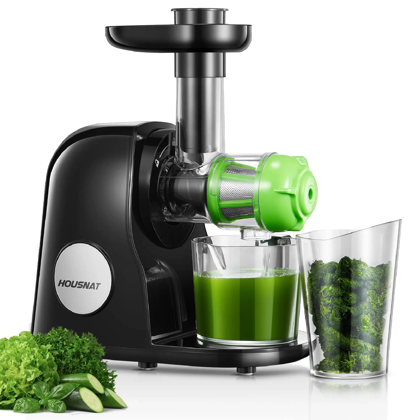 Housnat Estrattore di Succo a Freddo, Motore Silenzioso con Funzione Inversa, HOUSNAT-AMR521 - immagine 1