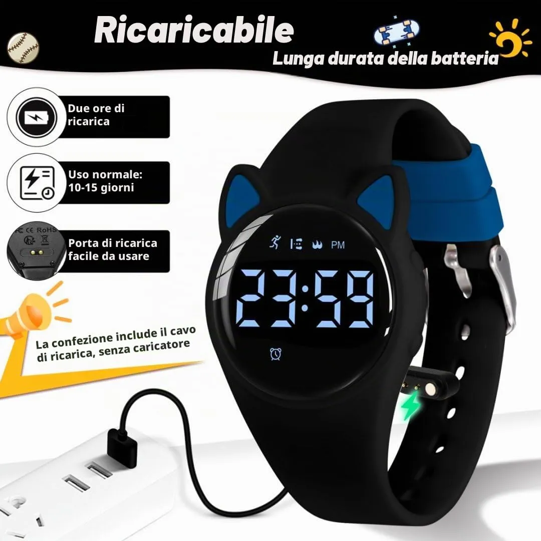 BEN NEVIS Orologio da Polso Sportivo Digitale per Bambini T6F con Sveglia, Calorie e Contapassi - immagine 5