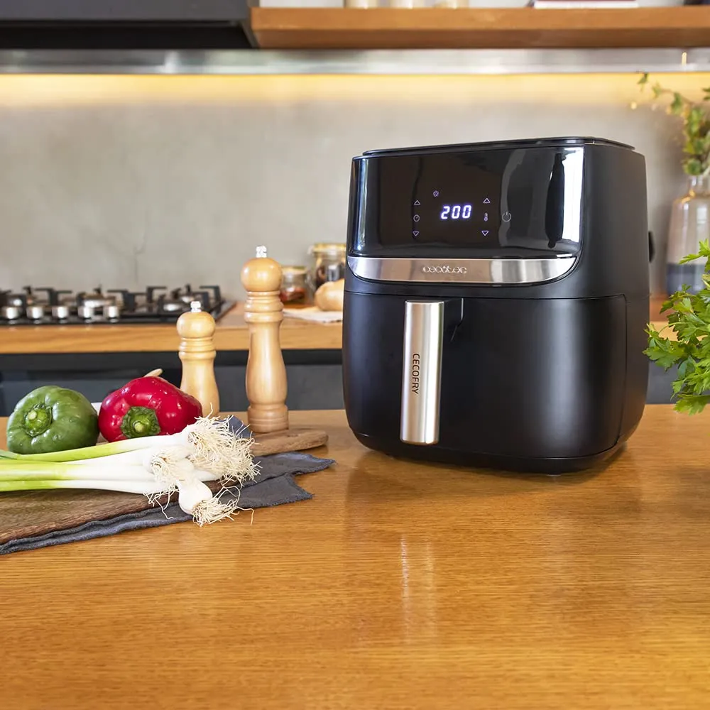 Cecotec Cecofry Advance Precision Air Fryer, 1700 W, 5.5 L, Acciaio Inox, Bilancia Integrata - immagine 2
