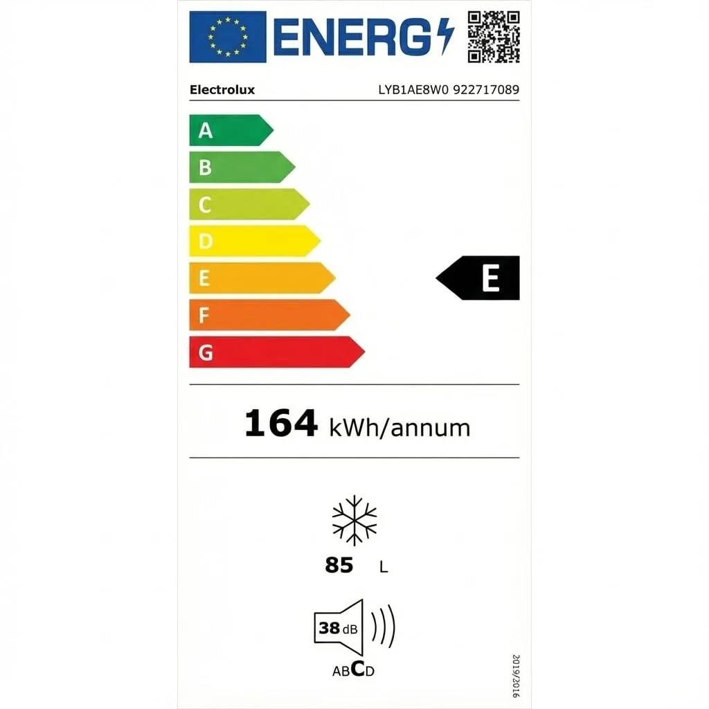 Electrolux Serie 600 Congelatore Verticale 85 L LYB1AE8W0 - immagine 5