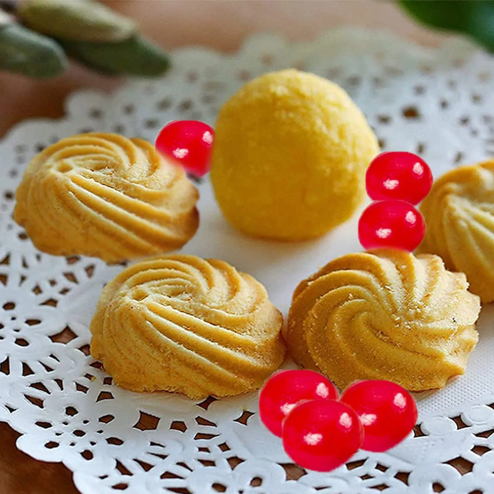 Hoshisea Carta Pizzo Bianco Rotondo per Torte e Dessert, 600 Pezzi - immagine 4