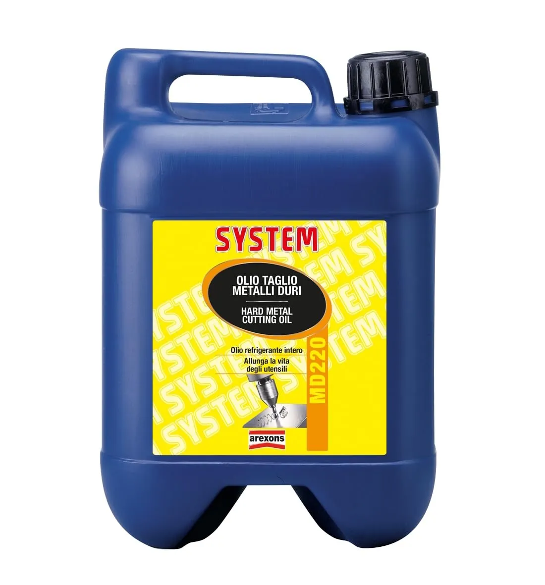 Arexons System MD 220 Olio da Taglio Metalli Duri, 5 Litri, Cod. 4220 - immagine 1