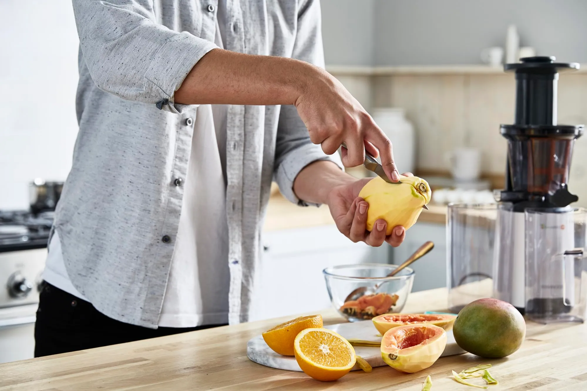 Kenwood JMP400WH PureJuice Estrattore di Succo a Freddo, Bianco - immagine 6