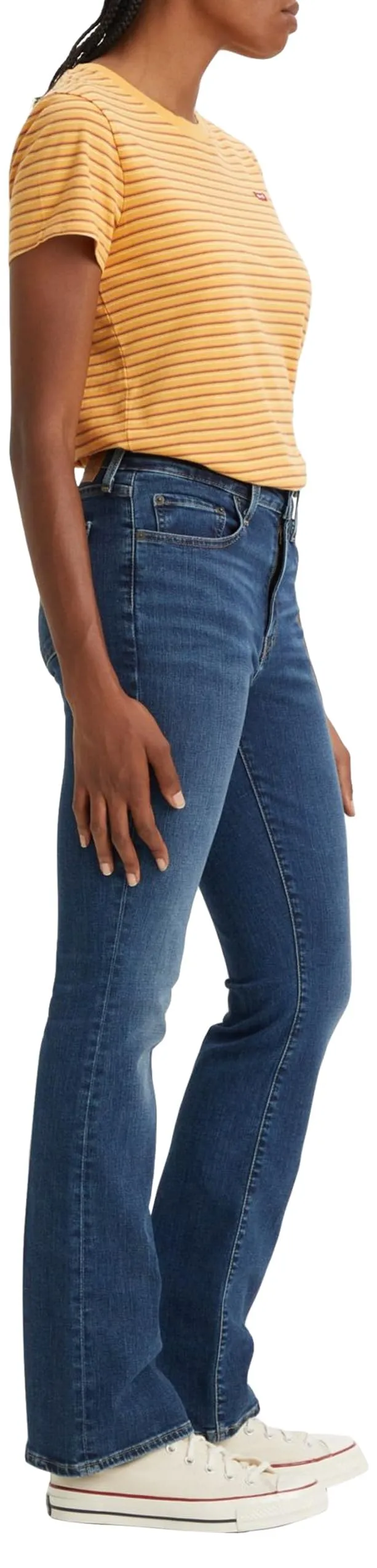 Levi's 725 High Rise Bootcut Jeans Women's Blue Wave Rinse 26W / 32L - immagine 6