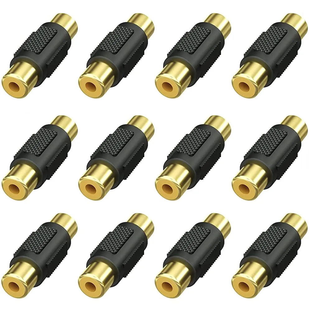 Greluma Accoppiatore RCA Femmina a Femmina, 12 Pezzi - immagine 1