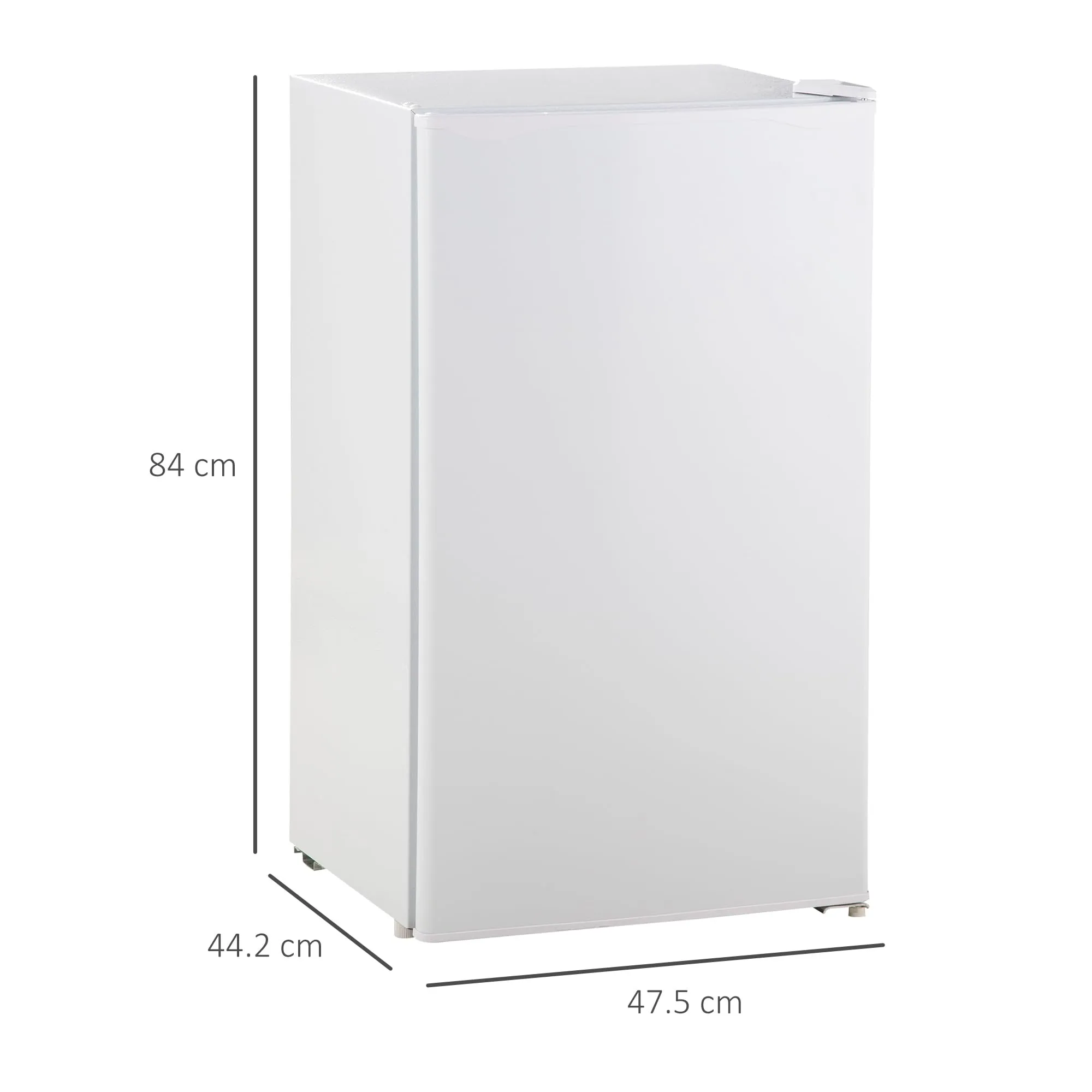 HOMCOM Frigorifero Piccolo 91L con Congelatore Classe E Bianco - immagine 7