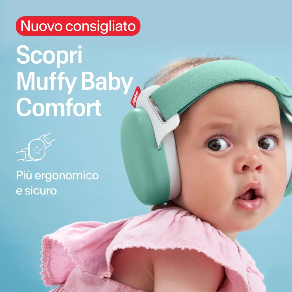 Alpine Muffy Baby Cuffie Antirumore per Neonati e Bambini fino a 36 Mesi, Verde - immagine 7
