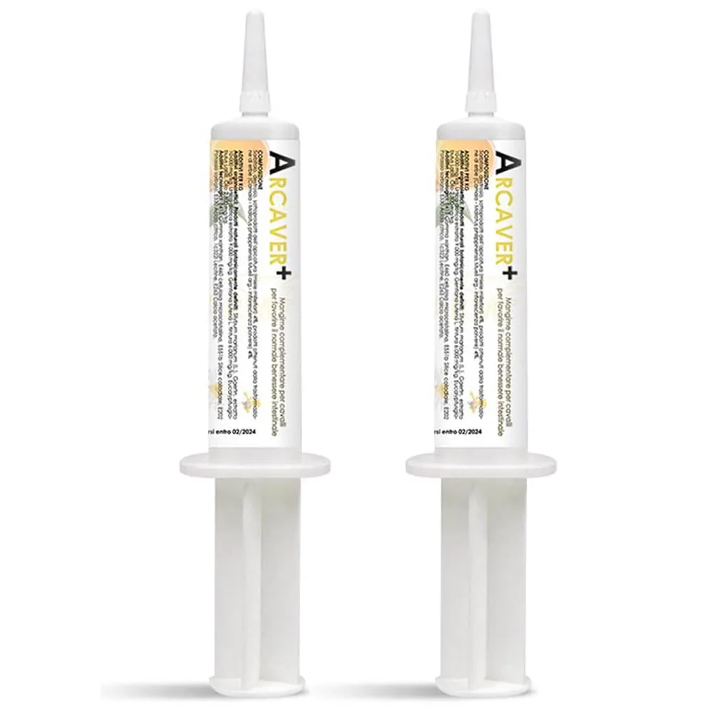 Arcaver Vermifugo Naturale per Cavalli e Cani, 2 Pezzi da 50 gr - immagine 1