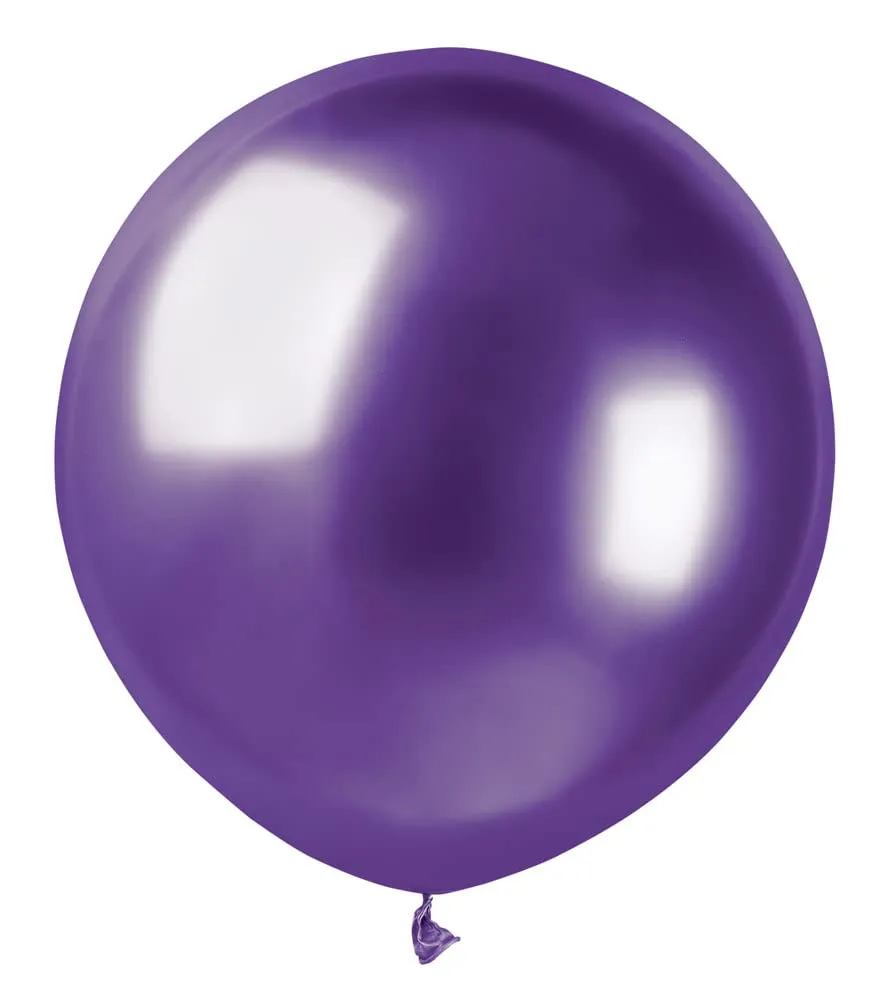 Ciao Busta 25 palloncini in lattice naturale G150 (Ø 48cm / 19"), viola metallizzato - immagine 1