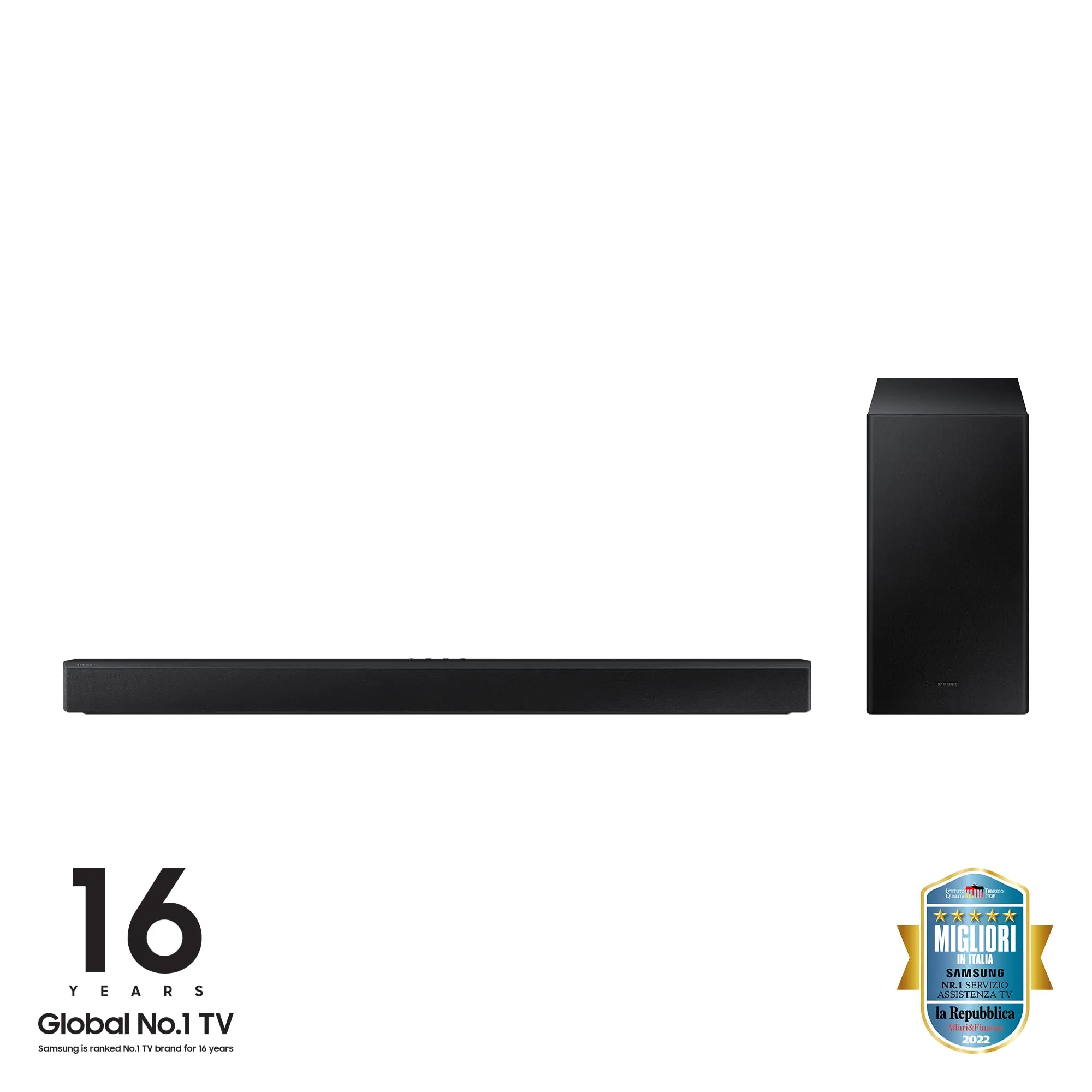 Samsung Soundbar HW-B450/ZF con Subwoofer, 2.1 Canali 300W (2022) - immagine 3