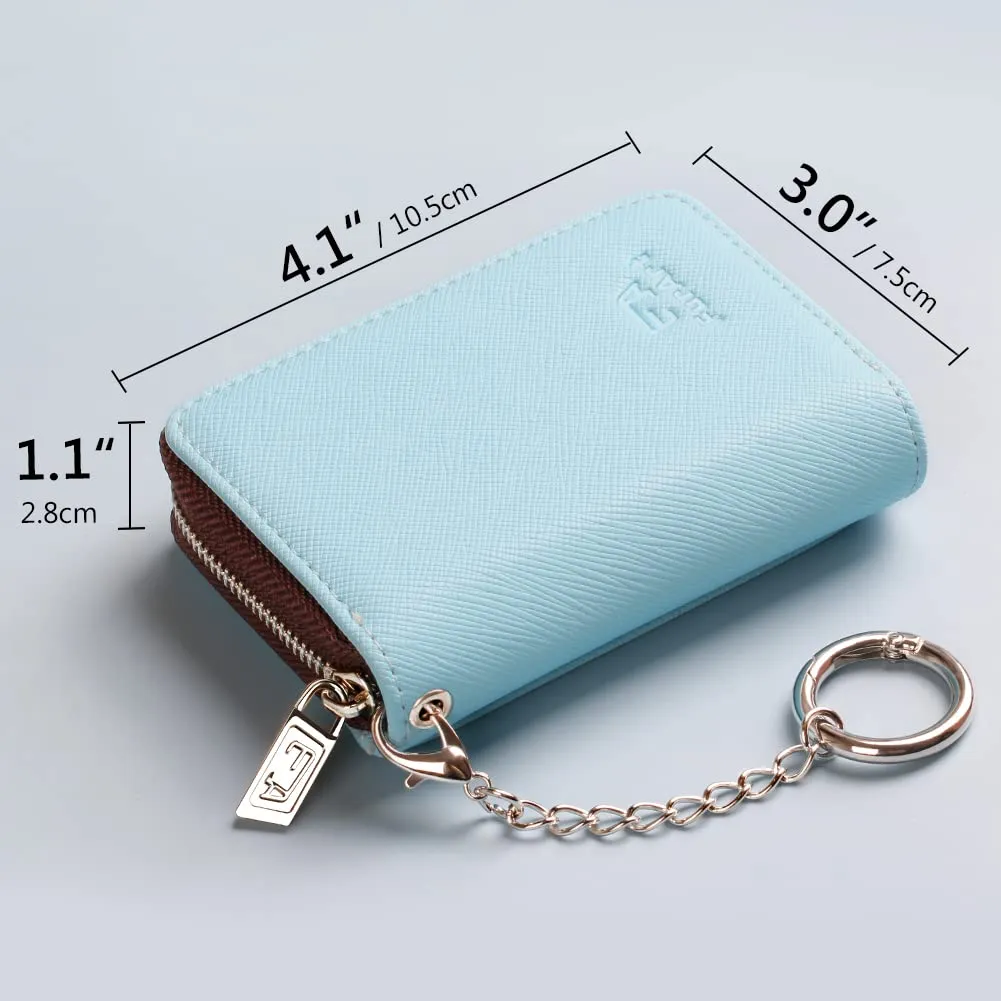 FurArt Portafoglio Porta Carte di Credito con Blocco RFID e Portachiavi - immagine 6