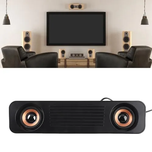 Annadue Soundbar TV con Subwoofer, Altoparlante Stereo HiFi con Ingresso 3.5mm e USB - immagine 3