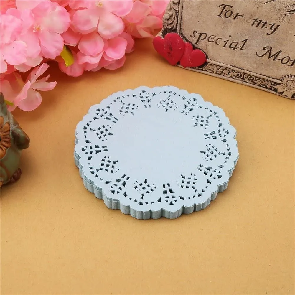 JOFONY 120 Centrini Rotondi di Carta in Pizzo, Colori Misti, 8,9 cm - immagine 6