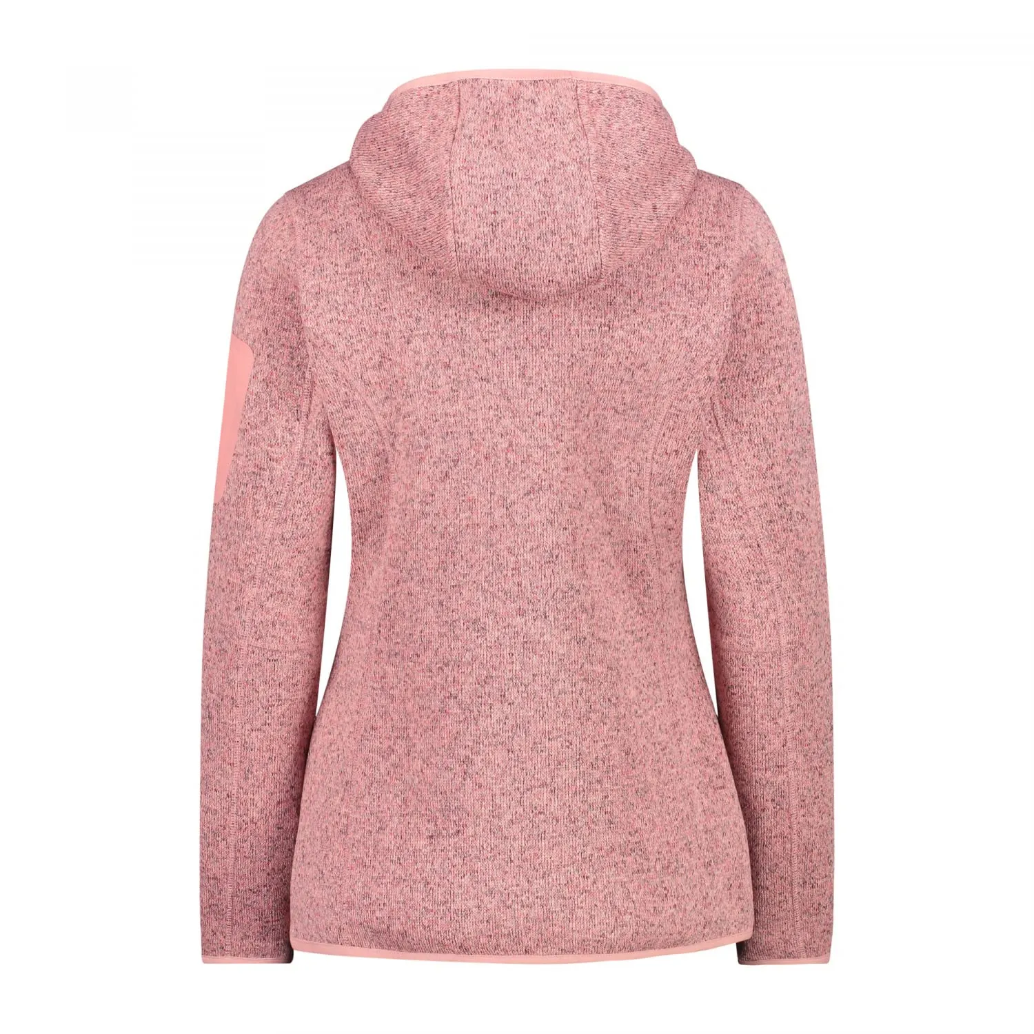 CMP Giacca Knit-tech da Donna con Cappuccio, Peach-Desert Rose, 42 - immagine 4