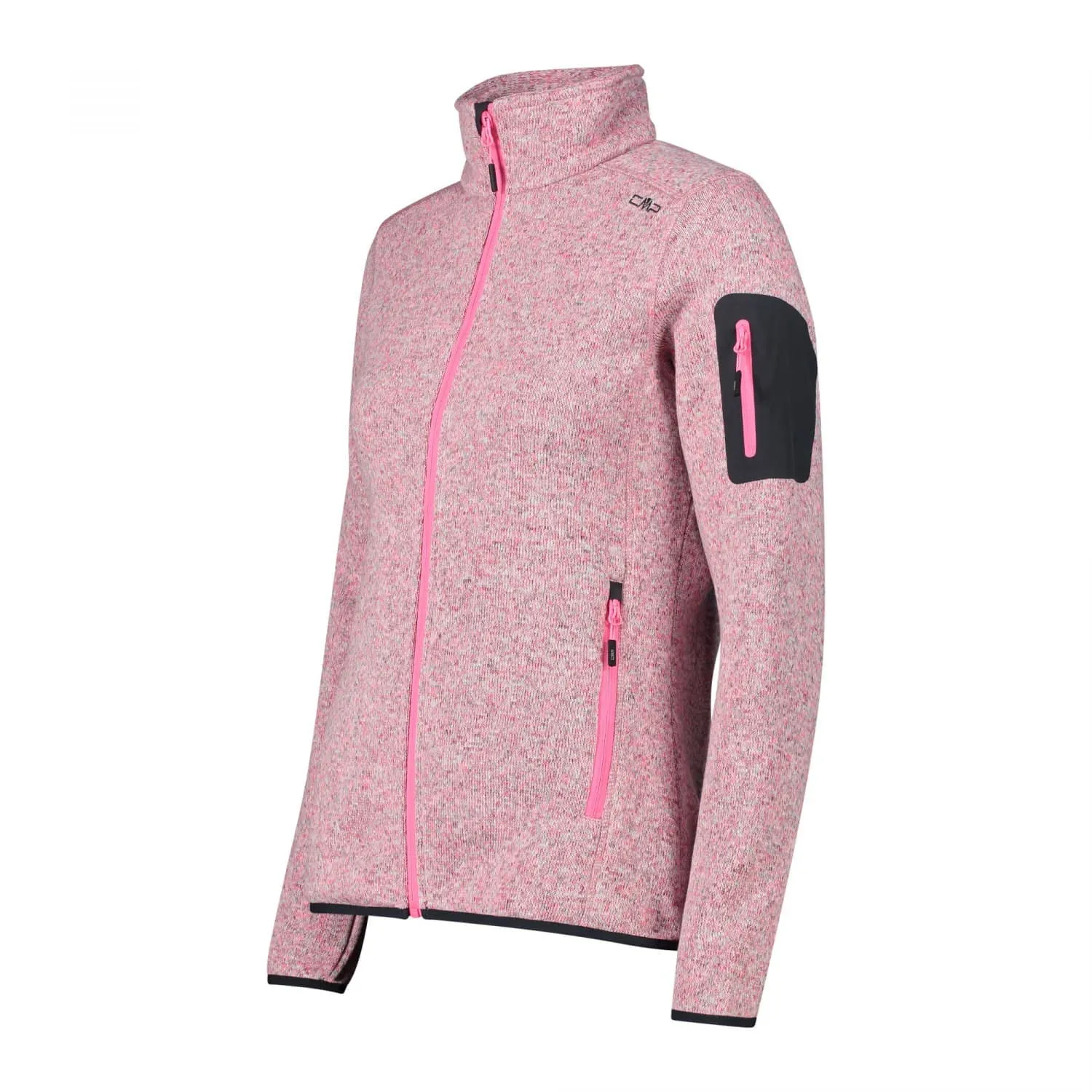 CMP Maglia in pile da donna, Rosa, 40 - immagine 3