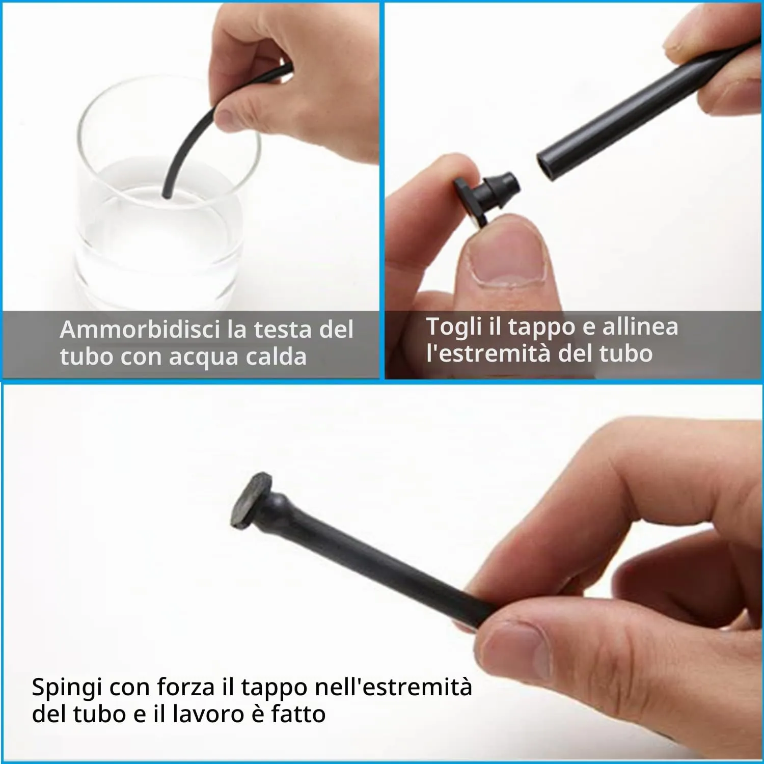 Jiehaojia Tappi per Irrigazione a Goccia 4/7, 200 Pezzi - immagine 5