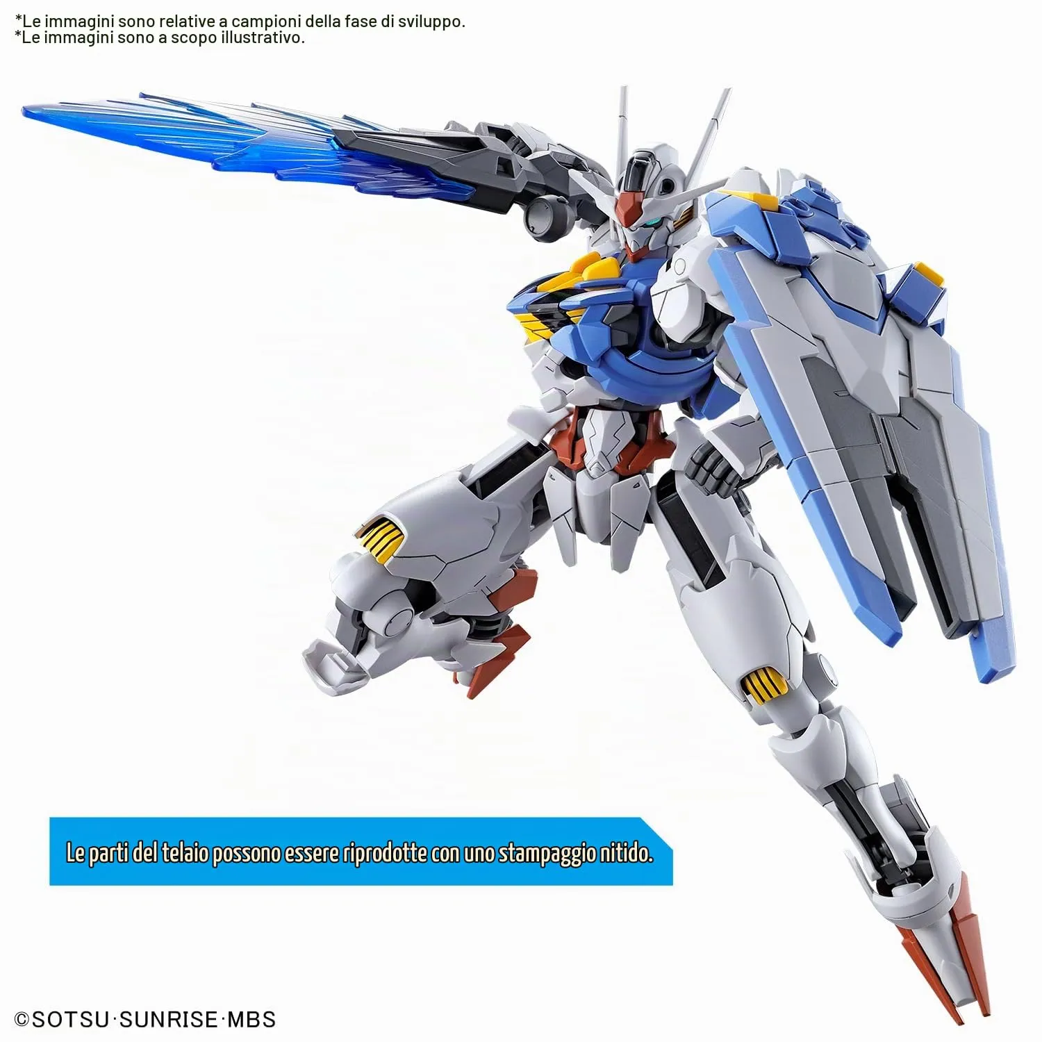 Bandai Spirits HG 1/144 Mobile Suit Gundam: The Witch from Mercury #03 Gundam Aerial - immagine 5