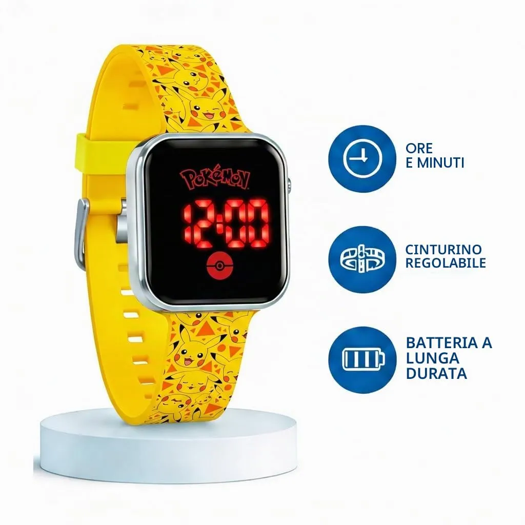Euroswan Nintendo Pokemon LED Watch POK4320 - immagine 2
