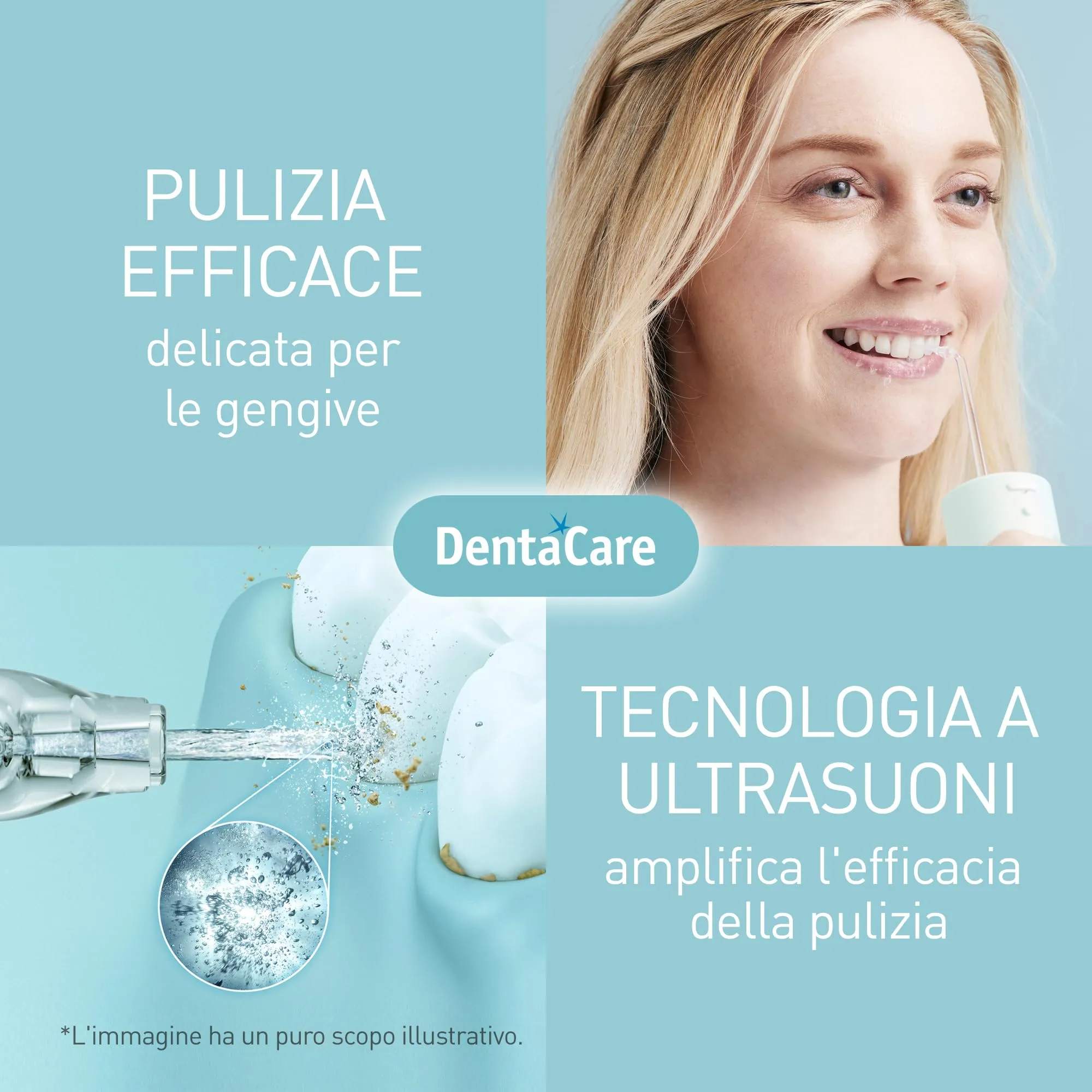 Panasonic EW-DJ4B-G503 Irrigatore Orale Ultrasonico, 4 Impostazioni di Pressione, Serbatoio 150 ml, Verde Menta e Bianco - immagine 5