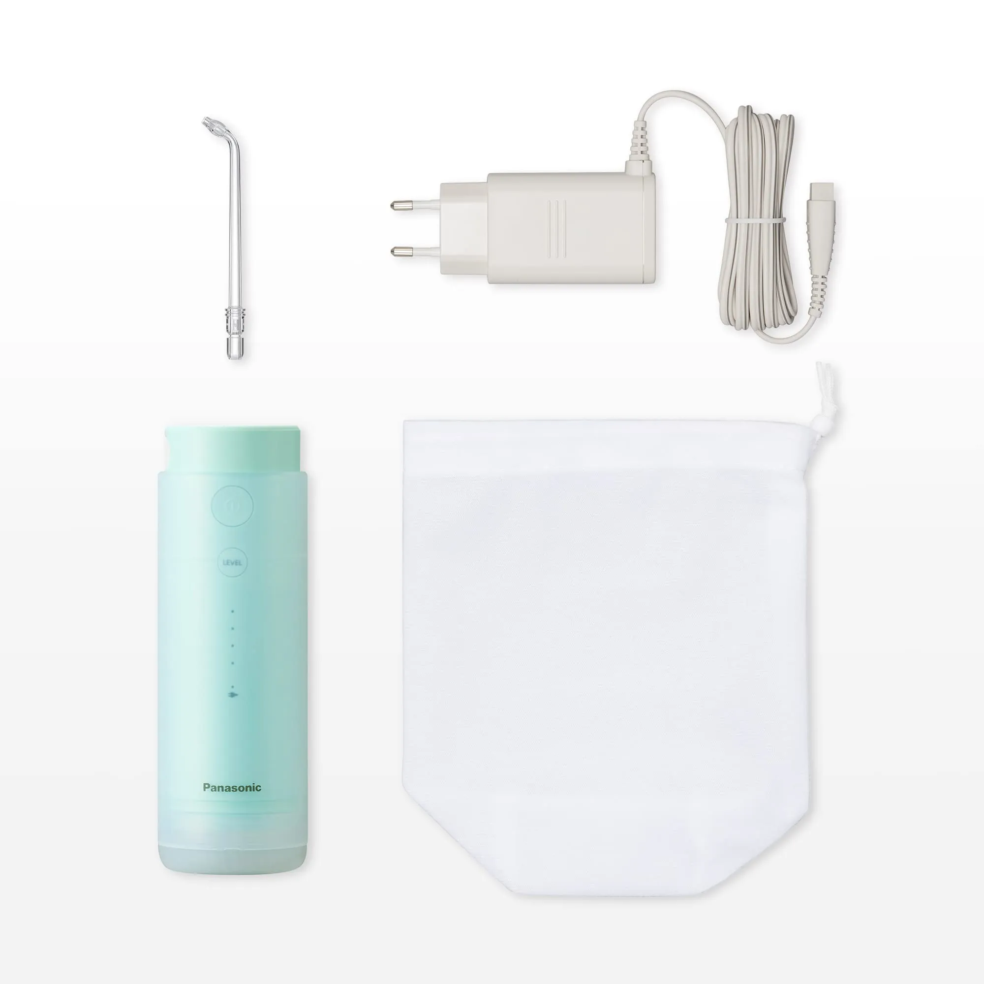 Panasonic EW-DJ4B-G503 Irrigatore Orale Ultrasonico, 4 Impostazioni di Pressione, Serbatoio 150 ml, Verde Menta e Bianco - immagine 9