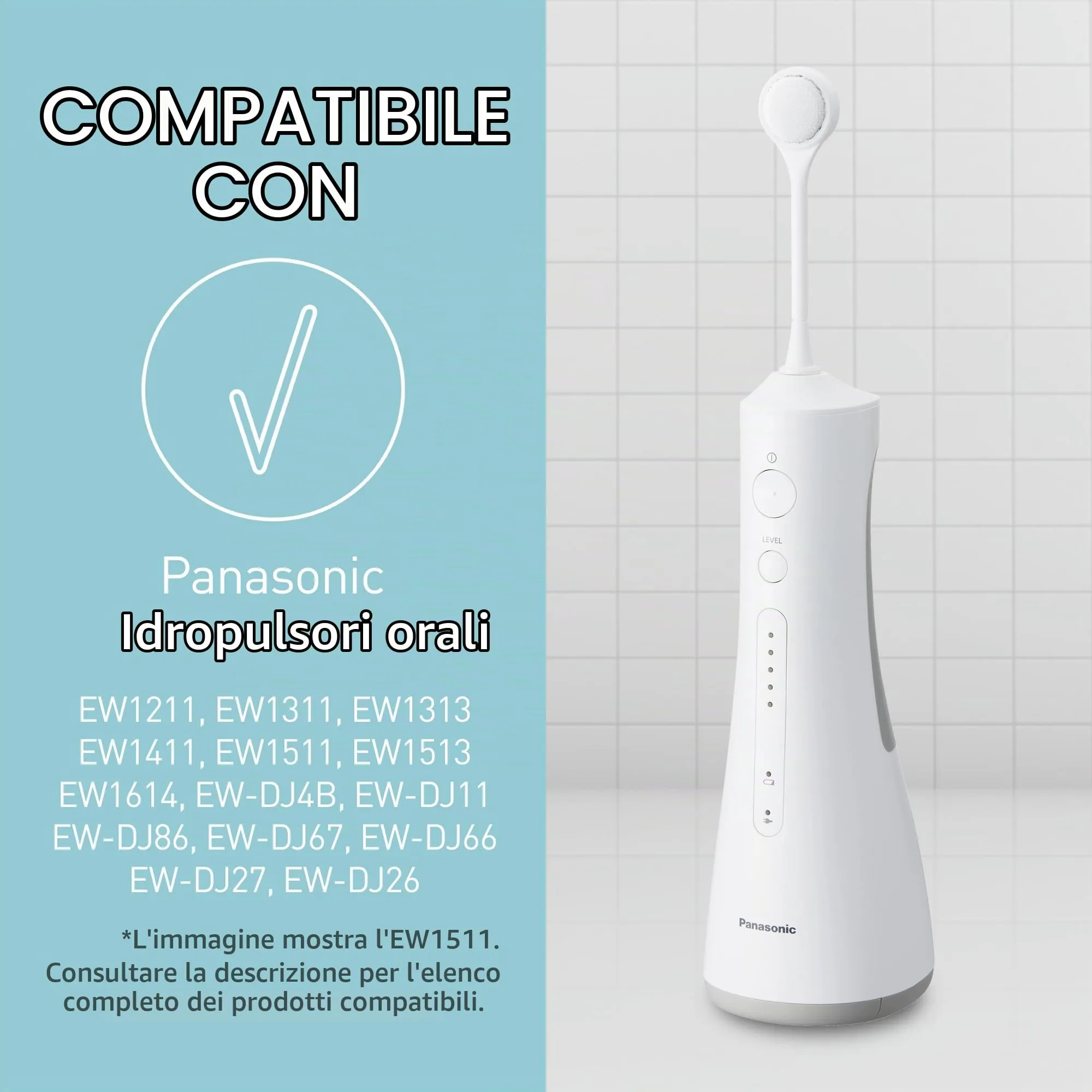 Panasonic WEW0985W503 Ugello per la cura della lingua per irrigatore orale - immagine 2